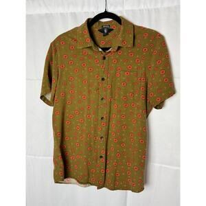 Volcom Men's Button Up Short Sleeve Shirt - Size Small